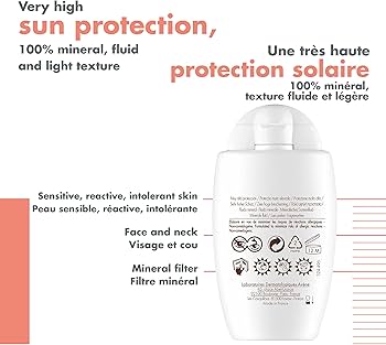 ضد آفتاب مینرال اون SPF50+ مناسب پوست حساس