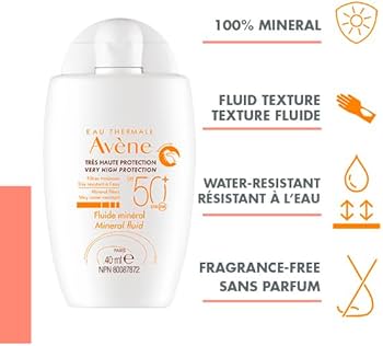 ضد آفتاب مینرال اون SPF50+ مناسب پوست حساس