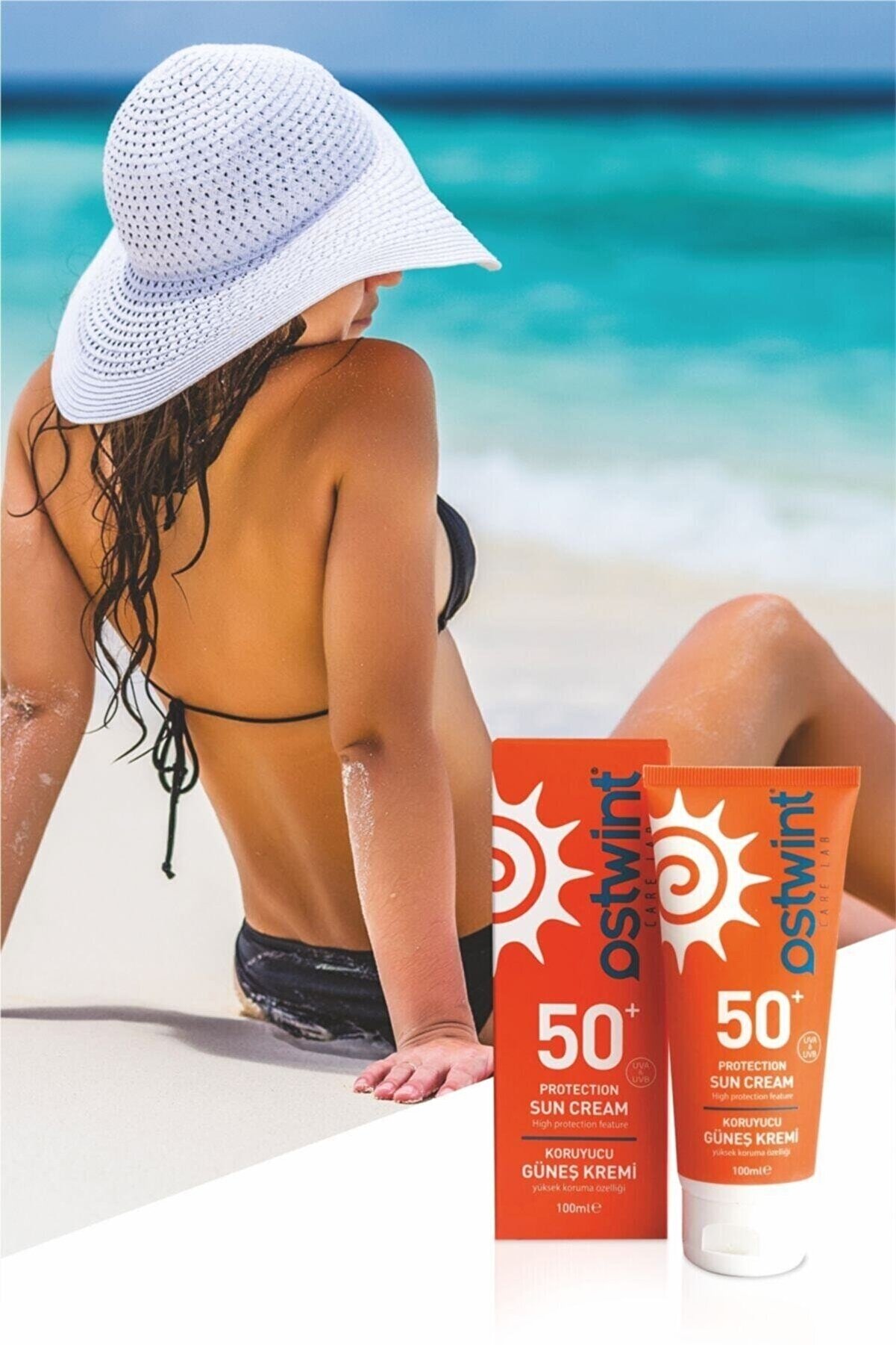 کرم ضد آفتاب اوست‌وینت SPF50+ مناسب صورت و بدن